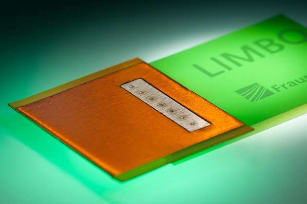 Laser-Impuls-Schmelzbonden (LIMBO) ermöglicht das schädigungsfreie Fügen von dicken Kupferverbindern an dünnen Metallisierungen auf sensiblen Substraten in der Elektromobilität und Hochleistungselektronik. 