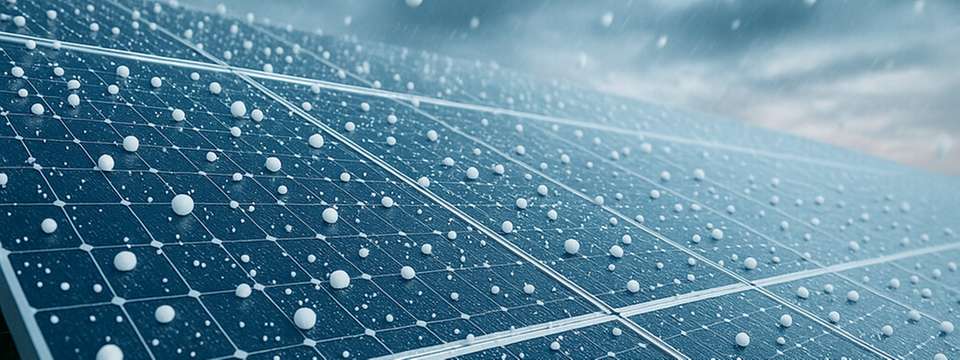 Hagel, Sturm und Starkregen: Wetterfeste Energiesysteme wie Solaranlagen, Wärmepumpen und Speicher sichern die Energieversorgung und schützen vor Schäden.