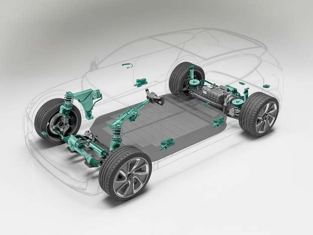 Ermöglicht Öffnen und Schließen von Schiebetüren und Kofferraum, auch wenn keine Hand frei ist: Der Hands-Free-Access-Sensor von Schaeffler wird durch eine Fußbewegung aktiviert – ganz ohne Knopfdruck oder Fernbedienung.