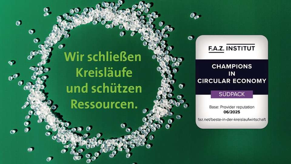 Südpack erreichte die Spitzenposition, weil das Unternehmen konsequent auf recyclingfähige Verpackungslösungen, Kreislaufprojekte und eine nachhaltige Ausrichtung in allen Geschäftsbereichen setzt.