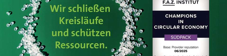 Südpack erreichte die Spitzenposition, weil das Unternehmen konsequent auf recyclingfähige Verpackungslösungen, Kreislaufprojekte und eine nachhaltige Ausrichtung in allen Geschäftsbereichen setzt.