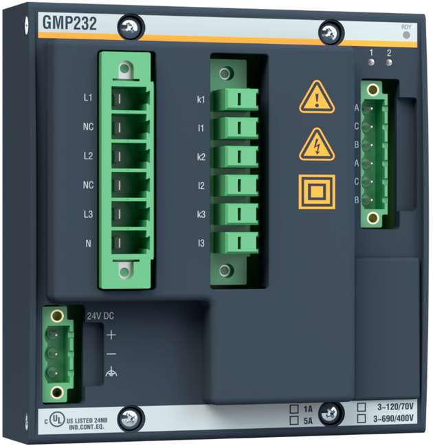 SmartGrid setzt auf Datenerfassung: Das Netzerfassungs- und Schutzmodul GMP 232 von Bachmann ermöglicht eine sichere, zuverlässige und schnelle Messung aller relevanten Größen elektrischer Drehstromnetze.