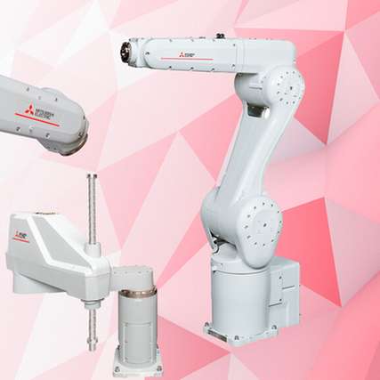 SCARA- und Knickarm-Roboter der CR-Serie von Mitsubishi Electric