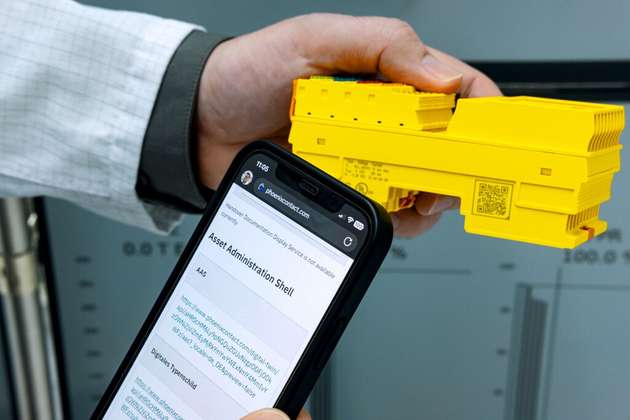 Wertvolle Produktdaten sind über die AAS verfügbar.