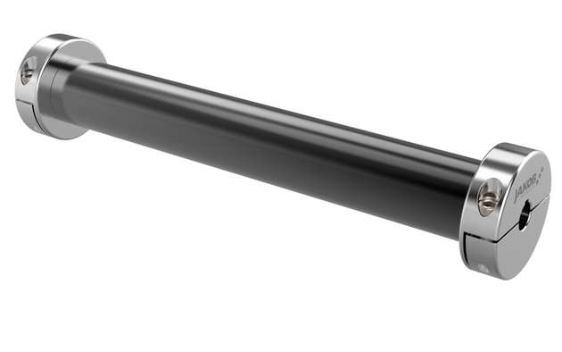 Die Distanzkupplung Simple-Flex nutzt ein CFK-Rohr, das nach dem Vorbild von Bambus entwickelt wurde.