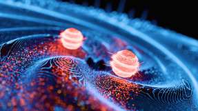 Visualisierung eines hybriden Systems aus Porphyrinen und Graphen-Nanobändern: Durch magnetische und elektronische Kopplung eröffnen die Strukturen neue Perspektiven für molekulare Elektronik und Quantenforschung.