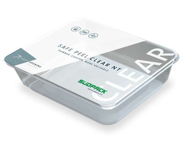 Die hochtransparenten Safe Peel Clear NT Oberfolien siegeln zuverlässig selbst bei Kontamination der Siegelränder mit Öl, Marinade oder Pulver und gewährleisten dadurch eine maximale Verpackungssicherheit.