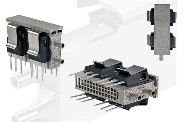 Effiziente Flüssigkeitskühlkörper mit einer KI-optimierten Wärmetauschstruktur liefern sehr gute Möglichkeiten der Bauteilentwärmung auf der Leiterkarte.