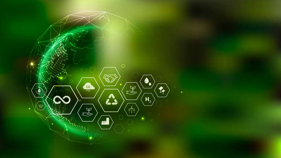 Von Abgas zu Wertstoff: Forschende untersuchen, wie C1-Bausteine wie CO2 oder Methan biotechnologisch in Rohstoffe für die Bioökonomie umgewandelt werden können.