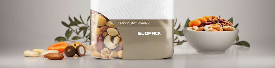 Mit CarbonLite bietet Südpack eine nachhaltige Monofolien-Familie für Snackverpackungen, die recyclingfähig, aluminiumfrei ist und gleichzeitig hohen Produktschutz bietet.
