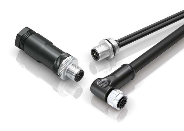 UL-zertifizierter S-Steckverbinder für zuverlässige M12-Wechselstromanwendungen.