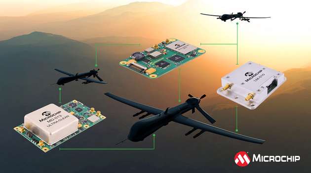Microchip bietet hochzuverlässige Lösungen für die Luft-/Raumfahrt- und Verteidigungstechnik, darunter strahlungstolerante (RT) und strahlungsgehärtete (RH) MCUs, FPGAs und Ethernet-PHYs, Leistungsbauelemente, HF-Produkte, Timing-Lösungen sowie diskrete Bauelemente vom Bare-Die bis zum Systemmodul.