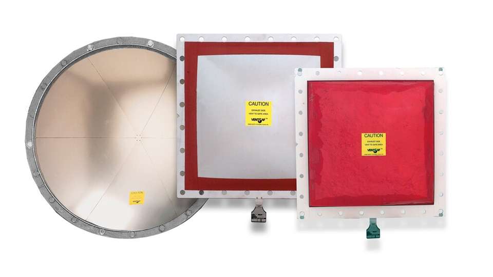 Vent-Saf Berstscheiben sorgen durch ihre schnelle Reaktionsfähigkeit und einfache Installation für zuverlässigen, wirtschaftlichen Explosionsschutz in prozesstechnischen Anlagen.