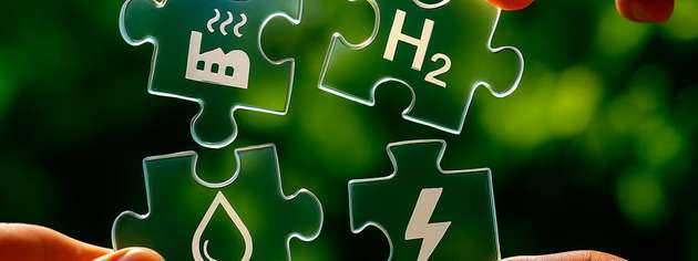 Die Versuchsanlage „LA-SeVe” in Zittau ist eine Kombination aus PEM-Elektrolyseur und Wärmepumpe. Sie dient der Nutzung von Abwärme und Sauerstoff und ist ein Beitrag zur Sektorenkopplung.