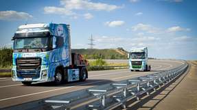 Thema einer aktuellen Studie sind Brennstoffzellen-Lkw, wie die Prototypen aus dem Forschungsprojekt „SeLv“.
