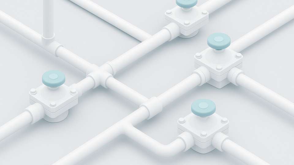 Mehrwege-Ventilblock für Single-Use Anwendungen: kompakte Bauweise, GMP-konforme Fertigung und flexible Verriegelung für Pharma- und Biotechnologieprozesse.