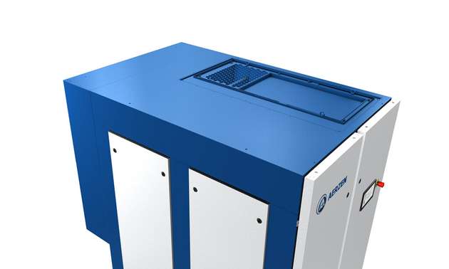 Effiziente Luftführung durch separate Prozess- und Kühlluftzufuhr.