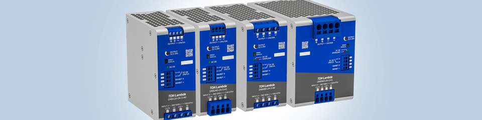 Die DRB 3-Phasen-Stromversorgungen von TDK-Lambda bieten jetzt einen erweiterten Eingangsbereich von 380 bis 500 VAC sowie 450 bis 810 VDC und sind dank erhöhter Isolationsstärke und beschichteter Leiterplatten auch für anspruchsvolle Industrieumgebungen und Ladeinfrastrukturen geeignet.