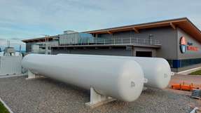 Die neue Wasserstoffanlage mit PV-Anlage und Redox-Flow-Speicher versorgt den Produktionsbetrieb von August Weckermann am Standort Eisenbach zu 85 Prozent klimaneutral und dezentral.