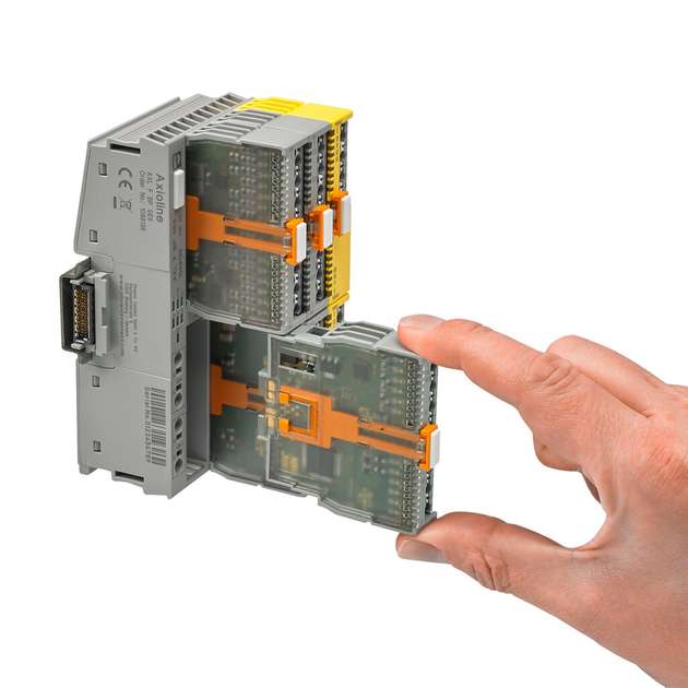 Modulare E/A-Module und Axioline Smart Elements lassen sich einfach integrieren und erfüllen die Anforderungen rauer Industrieumgebungen.