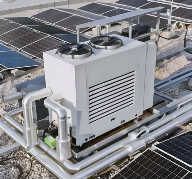 Auf dem Dach installierte Rittal einen Chiller, um für Notfälle gerüstet zu sein.