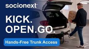 Der radarbasierte 3D-Kick-Sensor SC1260AR3 von Socionext ermöglicht eine präzise Gestenerkennung für Fahrzeugzugänge – von Kofferraum bis Türsteuerung. Mit flexibler Montage, geringerem Energieverbrauch und minimaler Kalibrierung sorgt die Lösung für mehr Komfort und Zuverlässigkeit im Alltag.