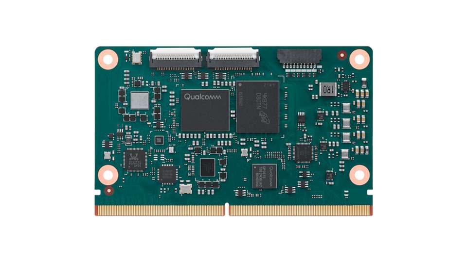Das SMARC-Modul AOM-5721 von Advantech basiert auf dem Qualcomm QCS6490 SoC und kombiniert hohe Rechenleistung mit energieeffizienter KI-Verarbeitung. Es eignet sich für anspruchsvolle Edge-Anwendungen in Industrie, Medizin und intelligentem Einzelhandel.