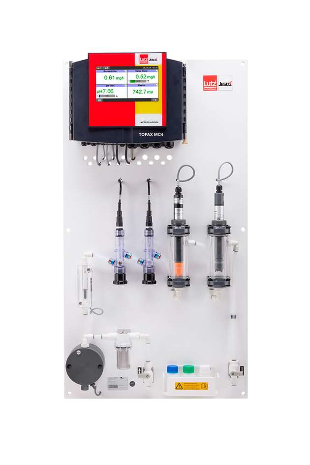 Messwassertafel Easypro von Lutz-Jesco mit Regler Topax MC4.