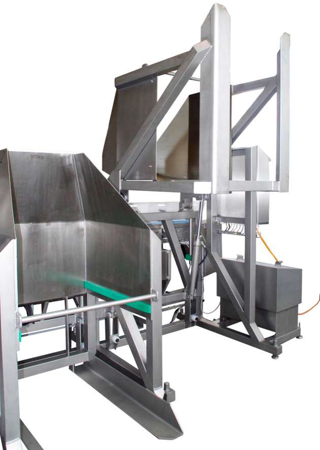 In der Lebensmittelindustrie dienen Chargieranlagen der Verwiegung verschiedener Produkte aus mehreren Großbehältern nach detaillierten Rezepturen.