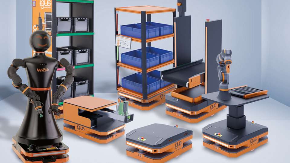 Der ReBeLMove Pro dient als Plattform für unterschiedliche Aufbauten, vom Kommissioniersystem über das intelligente Regalsystem bis hin zum kollaborativen Roboter mit Förderbändern.