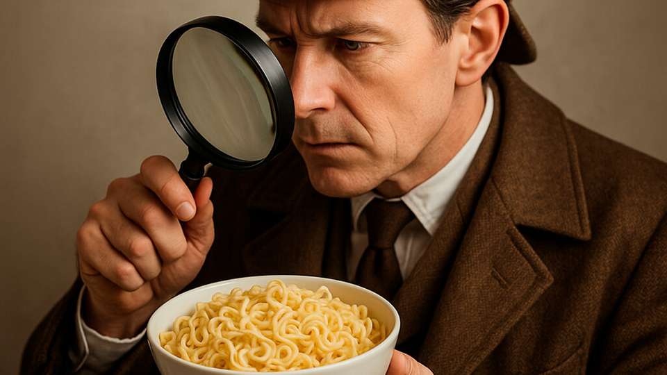 Wie Künstliche Intelligenz fehlerfreie Instantnudeln möglich macht Die KI-Software Sherlock AI sorgt in der Nudelproduktion für höchste Qualität: Sie erkennt Fehler wie Risse, Rückstände oder ungleichmäßige Fette und setzt neue Maßstäbe in der automatisierten Lebensmittelinspektion.