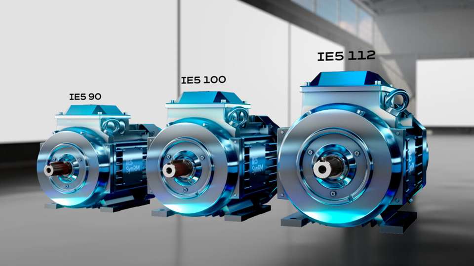 IE5-SynRM-Motoren jetzt in kleineren Baugrößen erhältlich Die IE5-SynRM-Motoren gibt es jetzt auch in den Größen 90, 100 und 112.