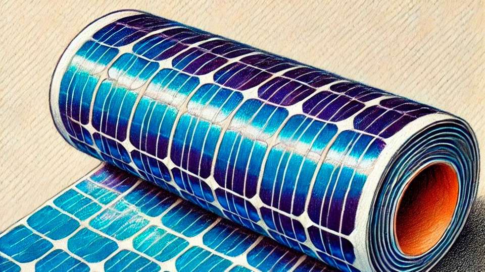  Die Schichten werden wie eine Zeitschriftenseite auf einer Rollendruckmaschine gedruckt.