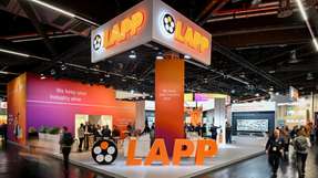 Am Lapp-Messestand gibt es smarte Lösungen für die Industrie der Zukunft zu sehen.