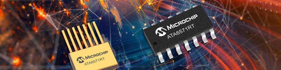 Der strahlungsresistente CAN-FD-Transceiver ATA6571RT von Microchip Technology sorgt für zuverlässige, schnelle und fehlertolerante Datenübertragung in Satelliten- und Raumfahrtsystemen.