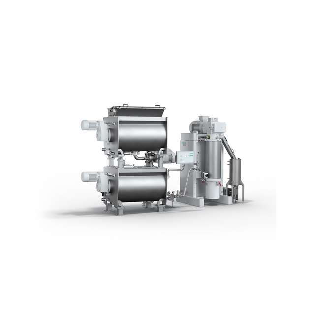 Der CompactMix verbindet das bewährte ShearMix-Mischsystem mit einem Spiralrührwerk für schnelles und gleichmäßiges Mischen sowie einer Aurora-Kugelmühle zur Reduzierung der Partikelgröße.