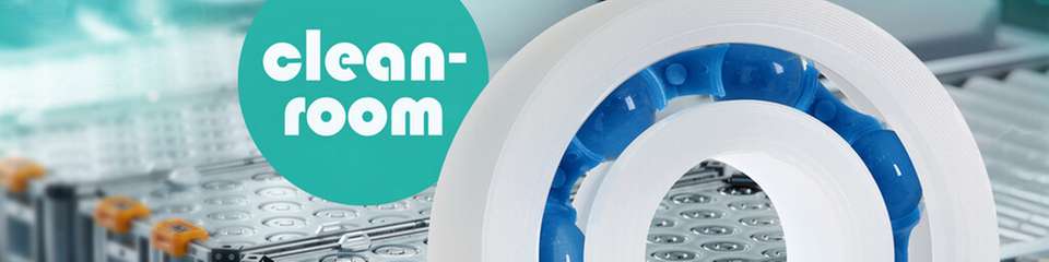 Mehr Sicherheit in Reinräumen mit neuen Polymer-Kugellagern: Igus erweitert sein Portfolio für die Halbleiterfertigung und Batterieproduktion um abriebfeste xiros-Kugellager.