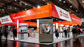 Der SPS-Stand von Rockwell in Halle 3C