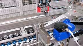 Zum Antrieb des Oberläufers der Verschließmaschine verwendet Econo-Pak seit über zehn Jahren einen Drehstrom-Asynchronmotor von Groschopp.