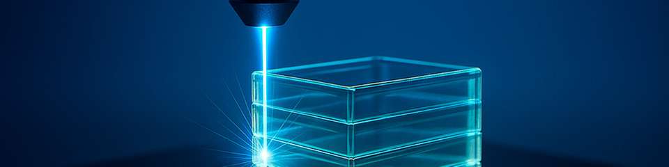 Laser-3D-Druck: Glas entsteht direkt im Schmelzprozess