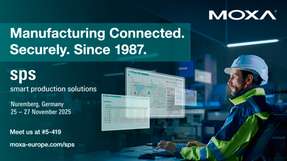 Treffen Sie Moxa auf der SPS, Halle 5, Stand 419.
