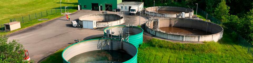 Kläranlage Colditz im Landkreis Leipzig: Hier setzt Veolia auf moderne Online-Analytik, um die verschärften Anforderungen der EU-Kommunalabwasserrichtlinie KARL zu erfüllen.