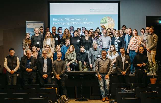 Das RePack-Netzwerk auf der Fachtagung „Reduce, Reuse, Recycle – Lebensmittel nachhaltig verpacken“ am 11. November 2025.
