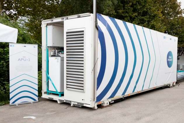 Die Anlage von außen.