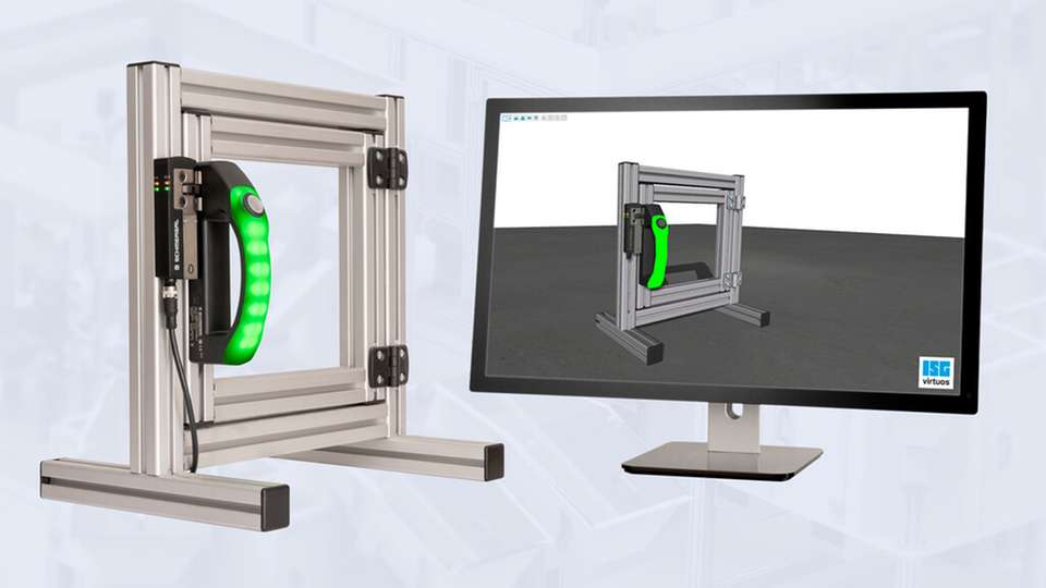 Das Schmersal Safety 4D-Modell simuliert alle Eigenschaften und Funktionen der physikalischen Sicherheitsschaltgeräte.