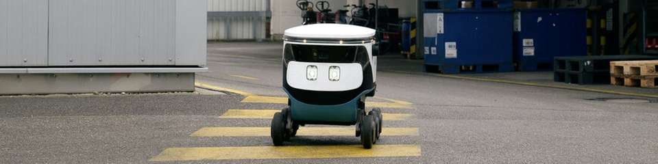 Sie haben mal Bücher im Silicon Valley ausgeliefert, jetzt werden sie auch in der Industrie genutzt: die autonomen Roboter des Start-ups Cartken.