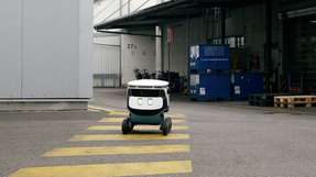 Sie haben mal Bücher im Silicon Valley ausgeliefert, jetzt werden sie auch in der Industrie genutzt: die autonomen Roboter des Start-ups Cartken.