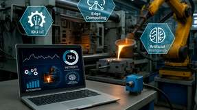 Visualisierung einer digital nachgerüsteten Produktionsanlage mit vernetzter Sensorik und Datenanalyse – Grundlage für Retrofit, Systemmodellierung und effiziente Produktionsprozesse.