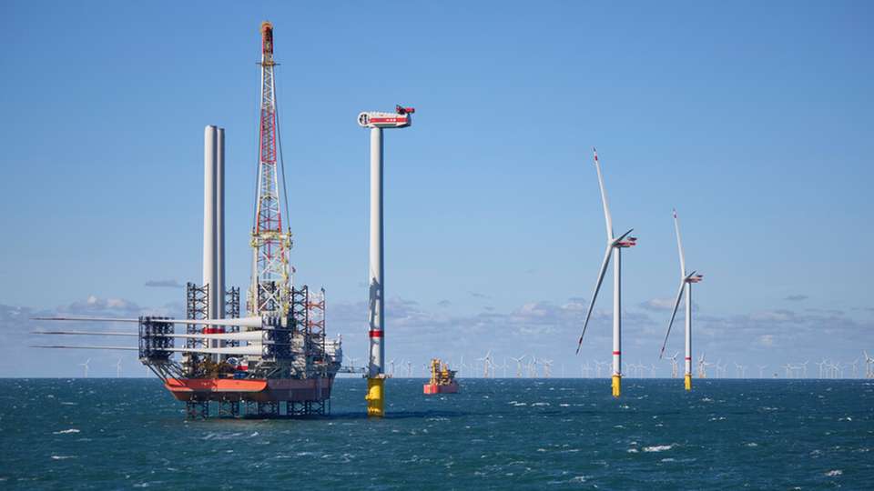 Neue 15-MW-Technologie geht erstmals im EnBW-Offshore-Windpark He Dreiht ans Netz.