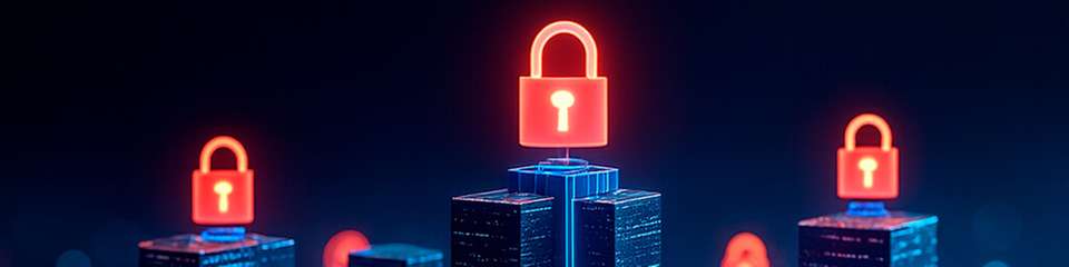 Symbolbild für sichere Netzwerkkommunikation durch ein Key-Management-System